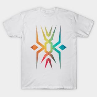 Rainbow geometric design T-Shirt